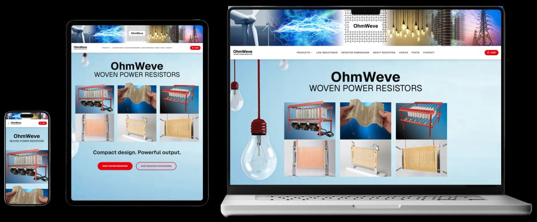 Client Project: OhmWeve E-commerce Website